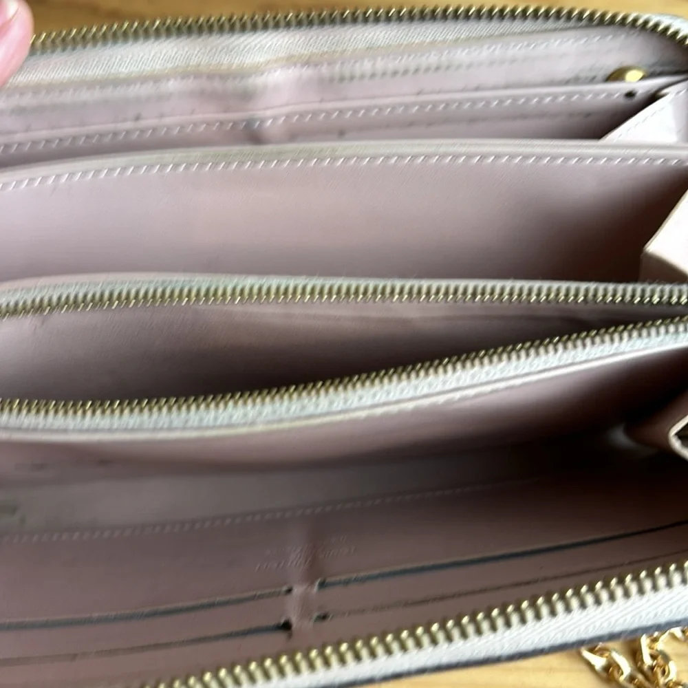 Louis Vuitton Clutch Purse With Chain Citrine Leather - Picture 7 of 10